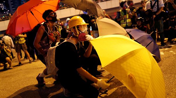 Nuevas manifestaciones en Hong Kong cinco años después de la 'Revolución de los Paraguas' Nuevas manifestaciones en Hong Kong cinco años después de la 'Revolución de los Paraguas'