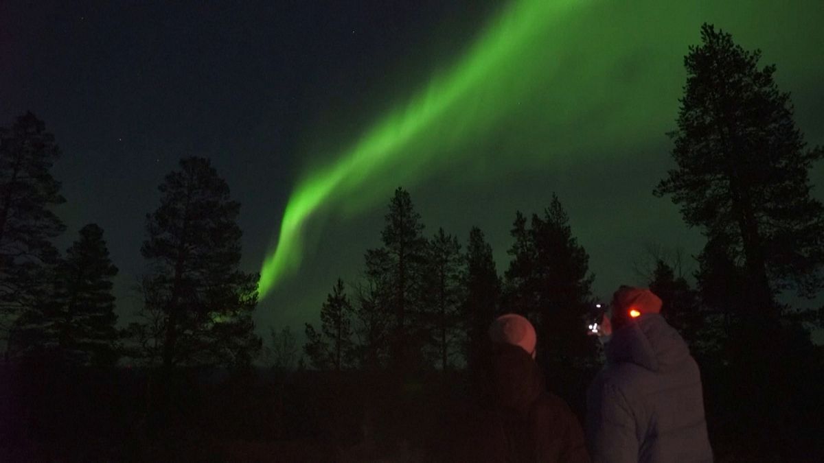 Finland: Northern Lights dance in the night sky