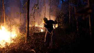 Amazonas brennt: Bolsonaro, Morales unter Beschuss