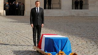 مراسم رسمی تشییع و خاکسپاری ژاک شیراک در پاریس برگزار شد