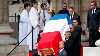 مراسم خاکسپاری ژاک شیراک با حضور رهبران جهان برگزار شد