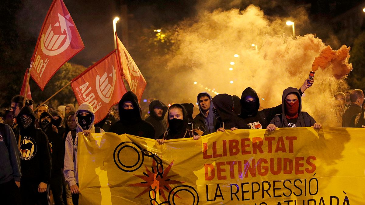 Tensión máxima en Cataluña en el aniversario del 1-O
