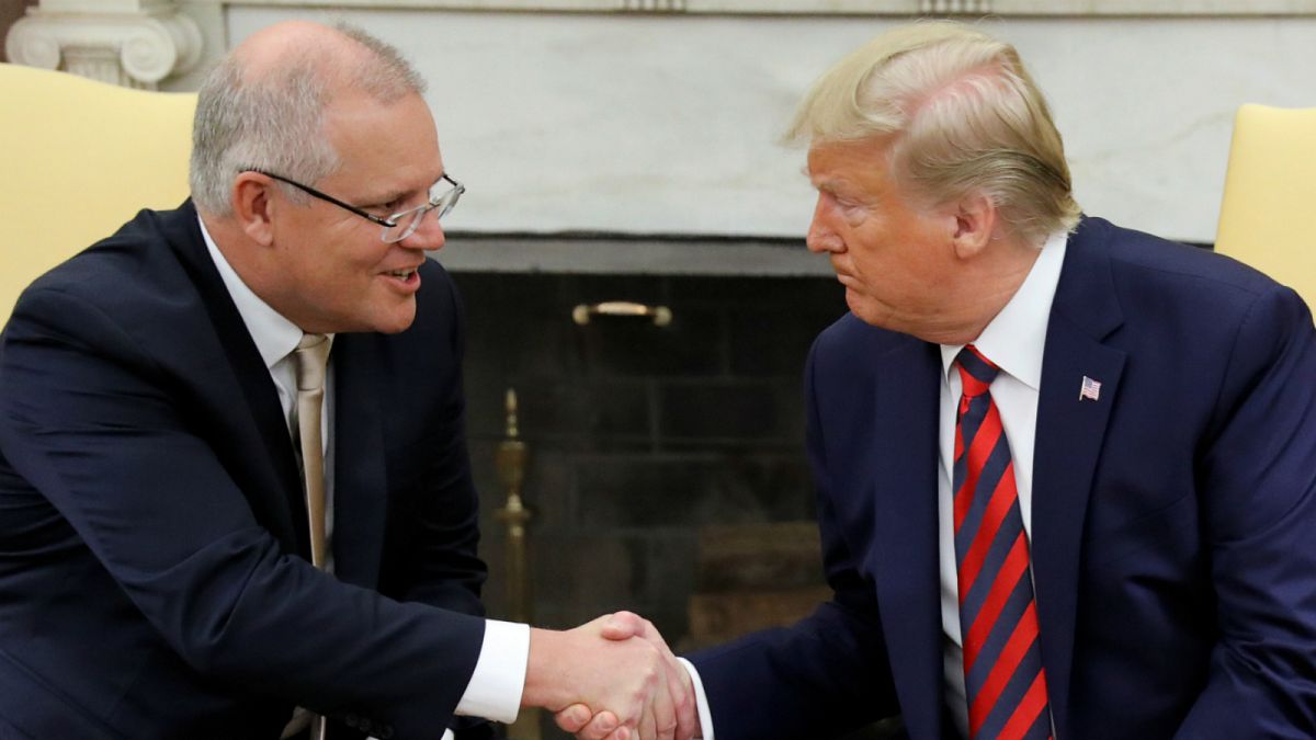 Avustralya Başbakanı Scott Morrison ve ABD Başkanı Donald Trump