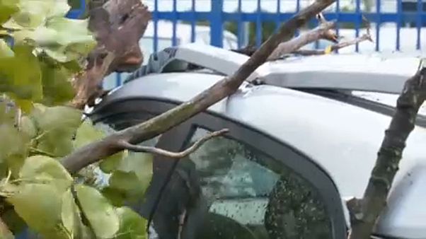 Súlyos károkat okozott a vihar Lengyelországban Súlyos károkat okozott a vihar Lengyelországban