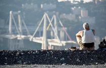 Puente Morandi, Génova. Foto de archivo.