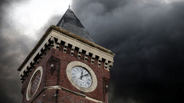 Le ciel de Rouen après l'incendie de l'usine Lubrizol, le 26 septembre 2019. Le ciel de Rouen après l'incendie de l'usine Lubrizol, le 26 septembre 2019.