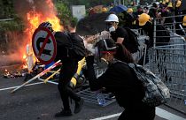 Hongkong: 18-Jähriger bei Krawallen durch scharfe Munition verletzt