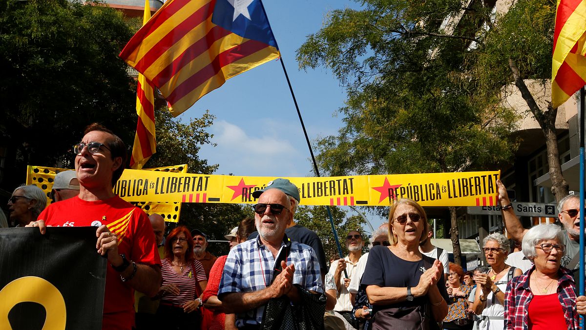 "Nicht vergessen, nicht vergeben": Proteste in Katalonien