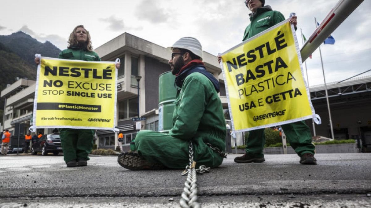 Stop Plastic Action at San Pellegrino Nestlé Plant in Italy