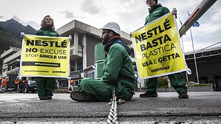 Stop Plastic Action at San Pellegrino Nestlé Plant in Italy