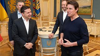 Όταν ο Τομ Κρουζ συνάντησε τον "συνάδελφο" του Ουκρανό Πρόεδρο