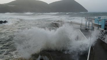 Azores residents face Hurricane Lorenzo damage