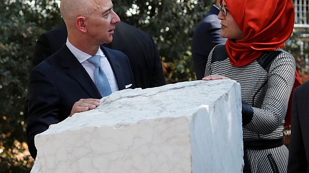 Istanbul : une stèle à la mémoire du journaliste Jamal Khashoggi Istanbul : une stèle à la mémoire du journaliste Jamal Khashoggi