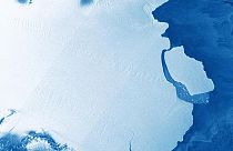 The new D28 Iceberg just that calved away from Amery ice shelf