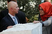 رونمایی از بنای یادبود خاشقجی مقابل کنسولگری عربستان در استانبول