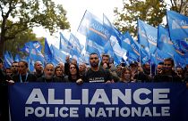 «تظاهرات خشم»؛ راهپیمایی افسران پلیس فرانسه در پاریس برای شرایط بهتر کاری