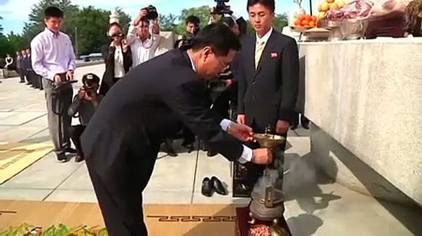 Az első államalapítóra emlékeztek a két Koreában Az első államalapítóra emlékeztek a két Koreában