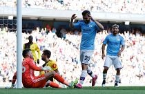 سيلفا بقميص مانشستر سيتي