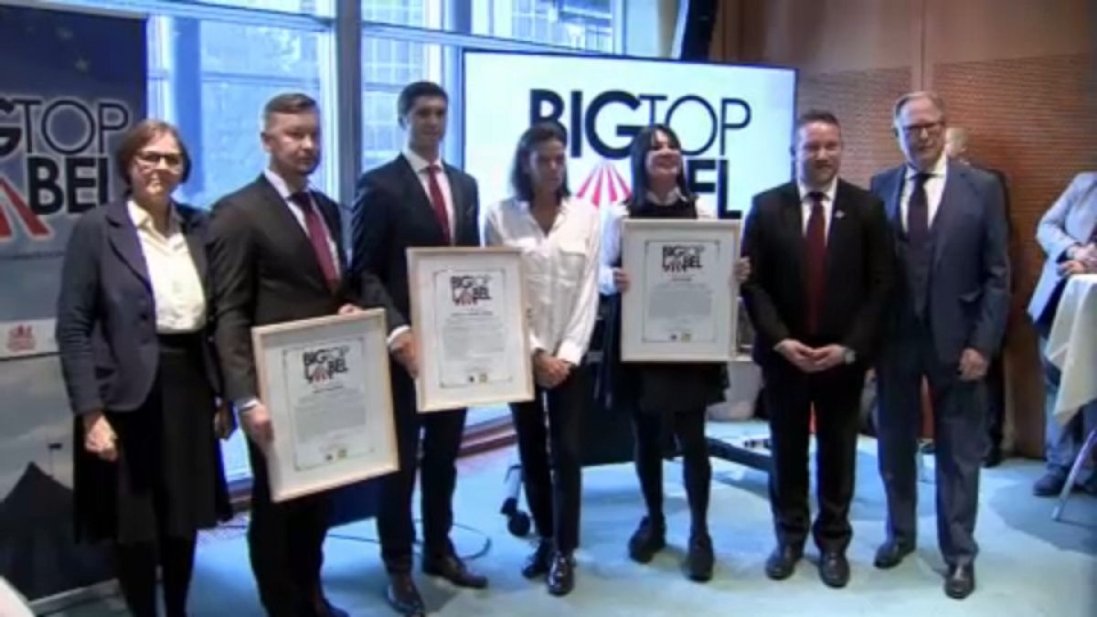 Parlamento Europeu entrega Prémio "Big Top Label" a três circos