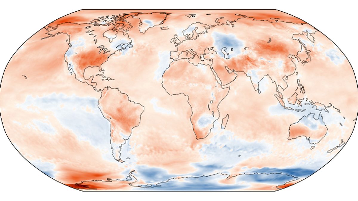 Surface air temperature anomaly for September 2019