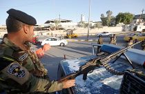 Irak'ın başkenti Bağdat'ta bir kontrol noktası