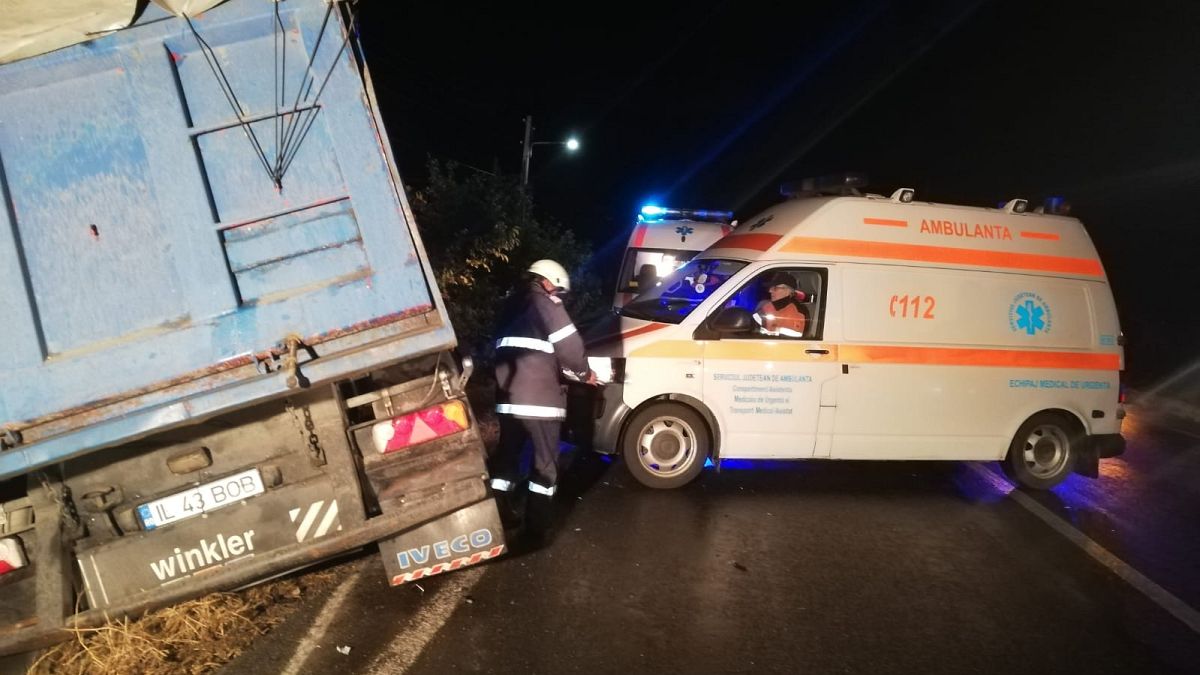 Ten people dead after minibus collides with truck in Romania