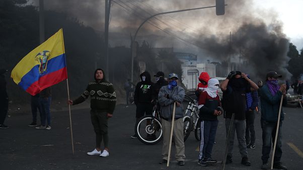 Proteste a Quito. 5.10.2019. Proteste a Quito. 5.10.2019.
