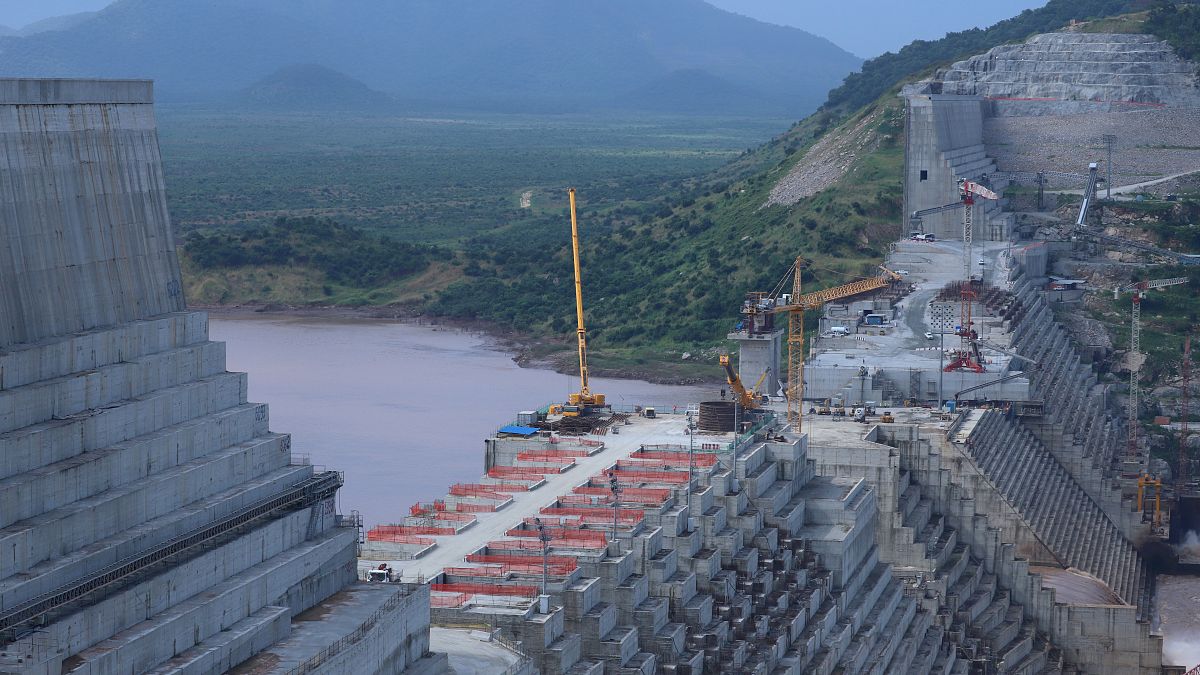 Etiyopya'nın Nil Nehri üzerinde inşa ettiği Hedasi Barajı 