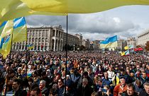 مخالفت هزاران اوکراینی با طرح صلح رئیس جمهوری: «نه به تسلیم»