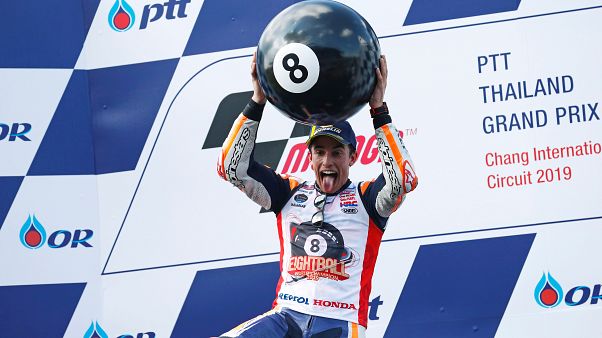Marc Márquez sagra-se campeão do mundo... outra vez Marc Márquez sagra-se campeão do mundo... outra vez