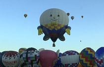 Dünyanın en çok fotoğraflanan etkinliklerinden Albuquerque Uluslararası Balon Festivali başladı