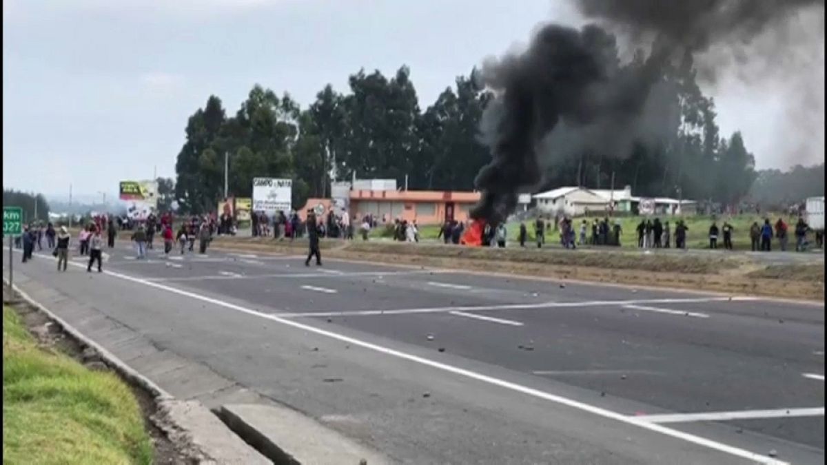 Primera muerte en las protestas de Ecuador