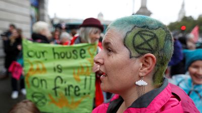 À Londres, Extinction Rebellion tente de bloquer Westminster