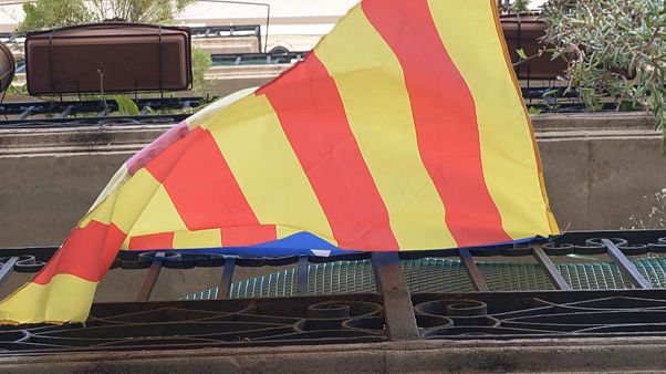 A guerra de bandeiras em Barcelona A guerra de bandeiras em Barcelona