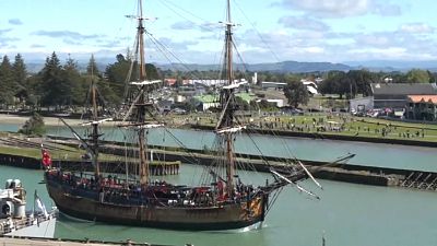 شاهد: نيوزيلندا تحتفل بذكرى وصول الكابتن جيمس كوك قبل 250 عاما إلى البلاد