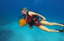 Pour Halloween, de la sculpture sous-marine