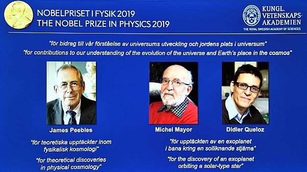 Le Nobel de physique 2019 attribué à trois cosmologues Le Nobel de physique 2019 attribué à trois cosmologues