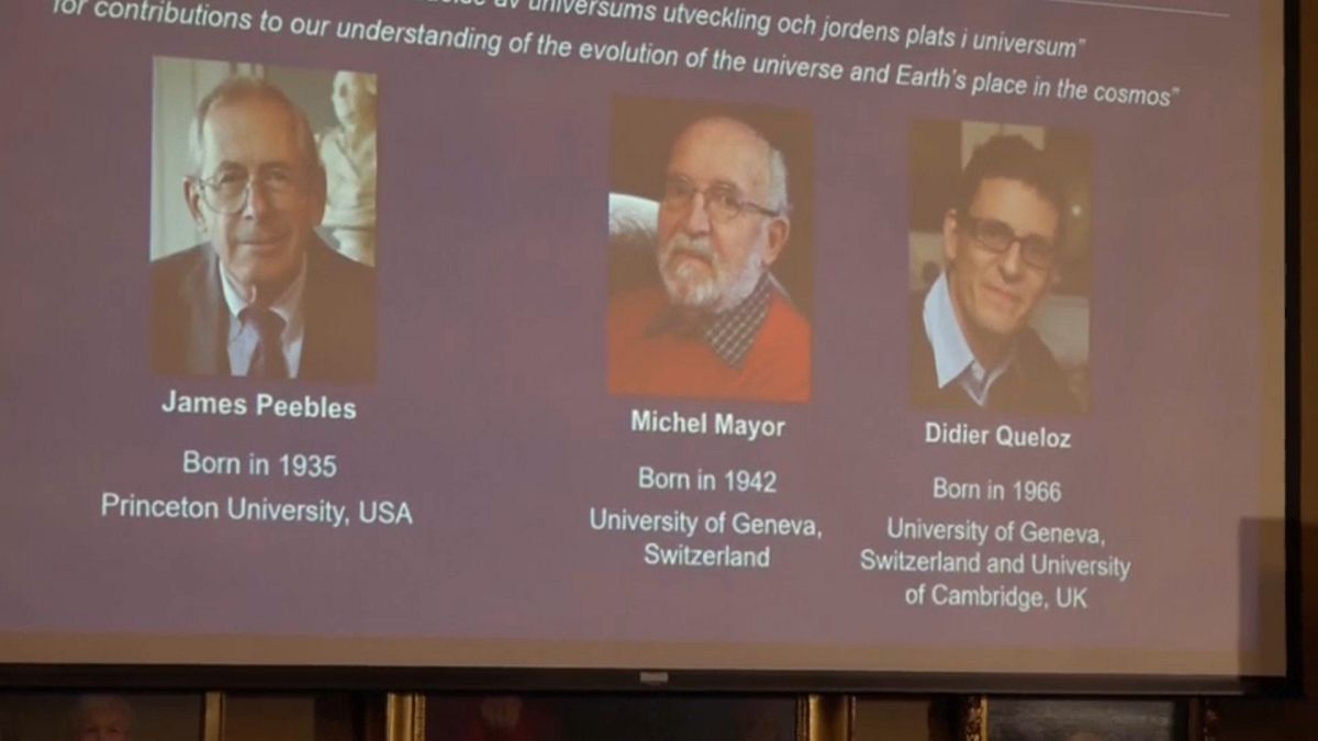 Physik-Nobelpreis 2019 geht an einen Kanadier und zwei Schweizer