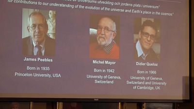 Physik-Nobelpreis 2019 geht an einen Kanadier und zwei Schweizer