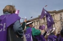 Πορεία νοσηλευτών-γιατρών στη Σόφια