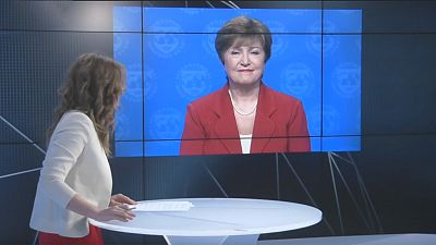Η επικεφαλής του ΔΝΤ, Κρισταλίνα Γκεοργκίεβα, στο Euronews
