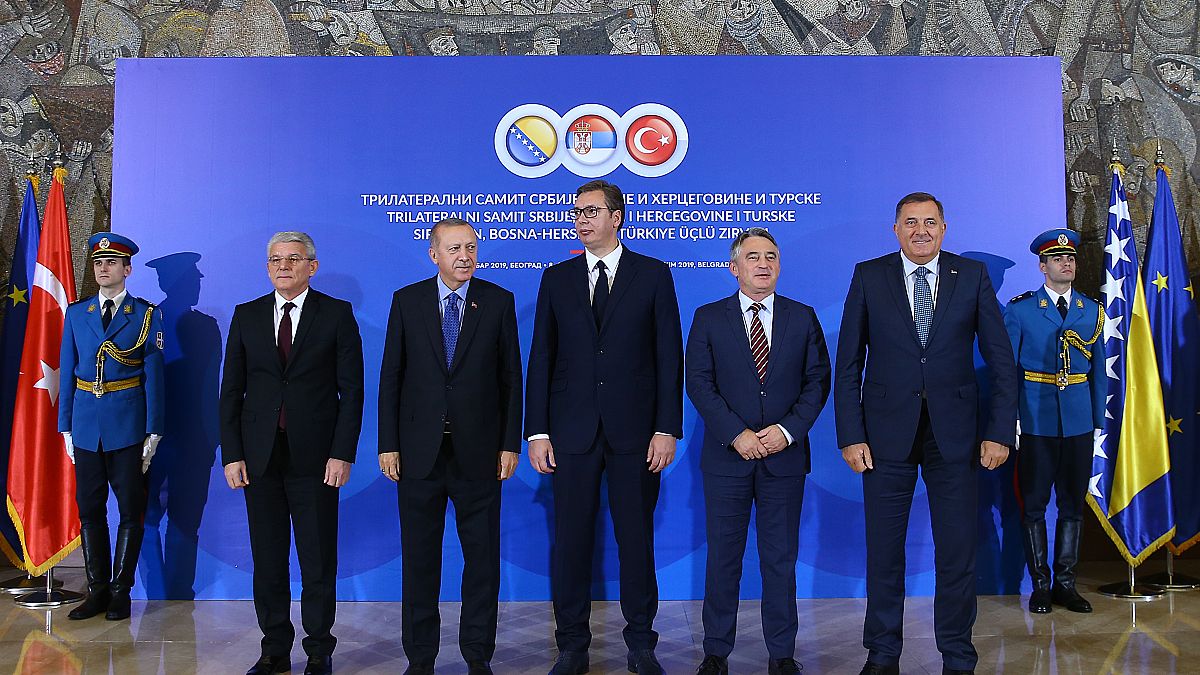 Tarihi 'Bosna-Türkiye-Sırbistan 3'lü Balkan Zirvesi' başladı