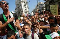 صورة أرشيفية لمظاهرة في الجزائر