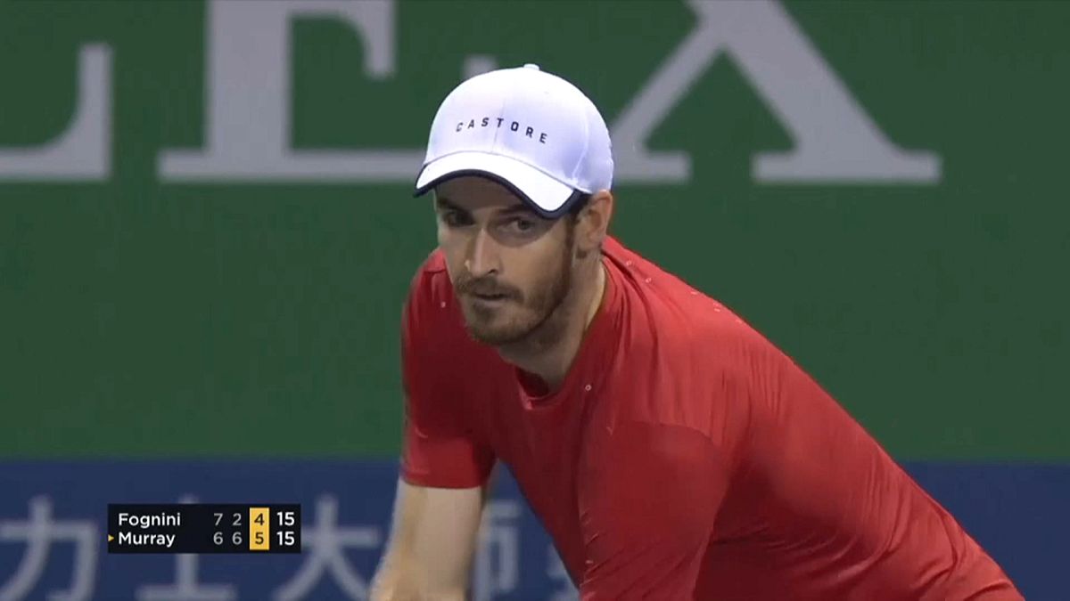 Tennis, Shanghai: Fognini batte Murray, avanti anche Federer