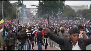 Miles de indígenas toman Quito en víspera de gran protesta contra Gobierno de Lenín Moreno