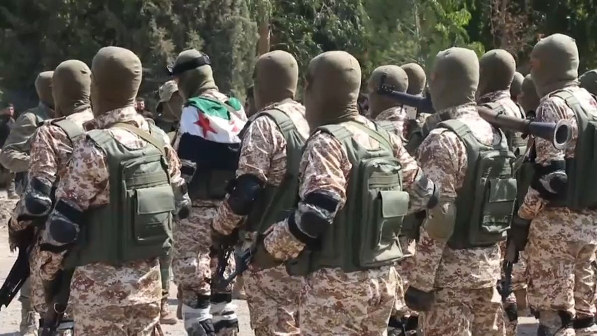 قوات الجيش السوري الحر خلال التدريبات  أكتوبر/ تشرين الأول 2019