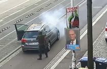 شاهد: لحظة الهجوم على كنيس يهودي ومطعم تركي في ألمانيا 