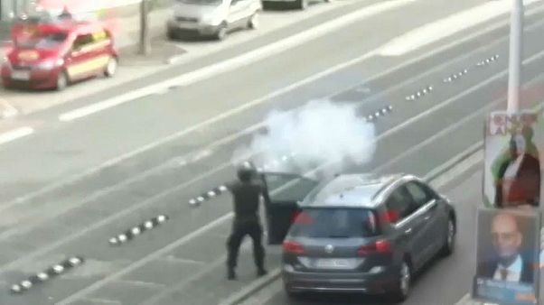 Amateur footage emerges of gunman opening fire in Halle, Germany Amateur footage emerges of gunman opening fire in Halle, Germany