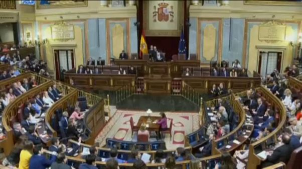 Jailed Catalan leaders attend opening session of Spain's new parliament Jailed Catalan leaders attend opening session of Spain's new parliament