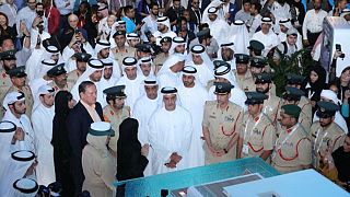 ماکت پاسگاه شناور پلیس در نمایشگاه فناوری جیتکس دوبی